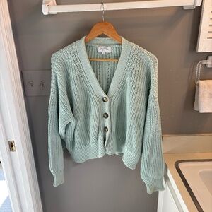 La Ligne Picnic Cardigan | Seafoam
